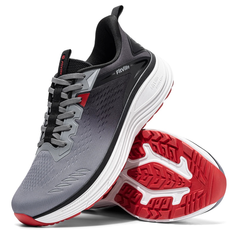 Wide Toe Box Running Sneakers - Sepatu Olahraga Pria Fitville, Model Sepatu