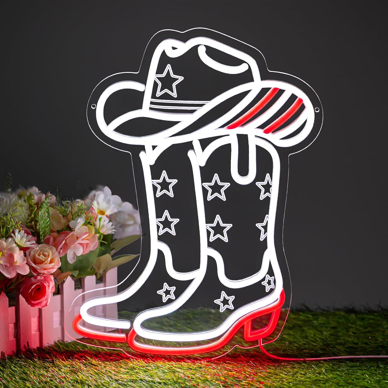 Boots - Lampu Neon LED berbentuk Sepatu Bot