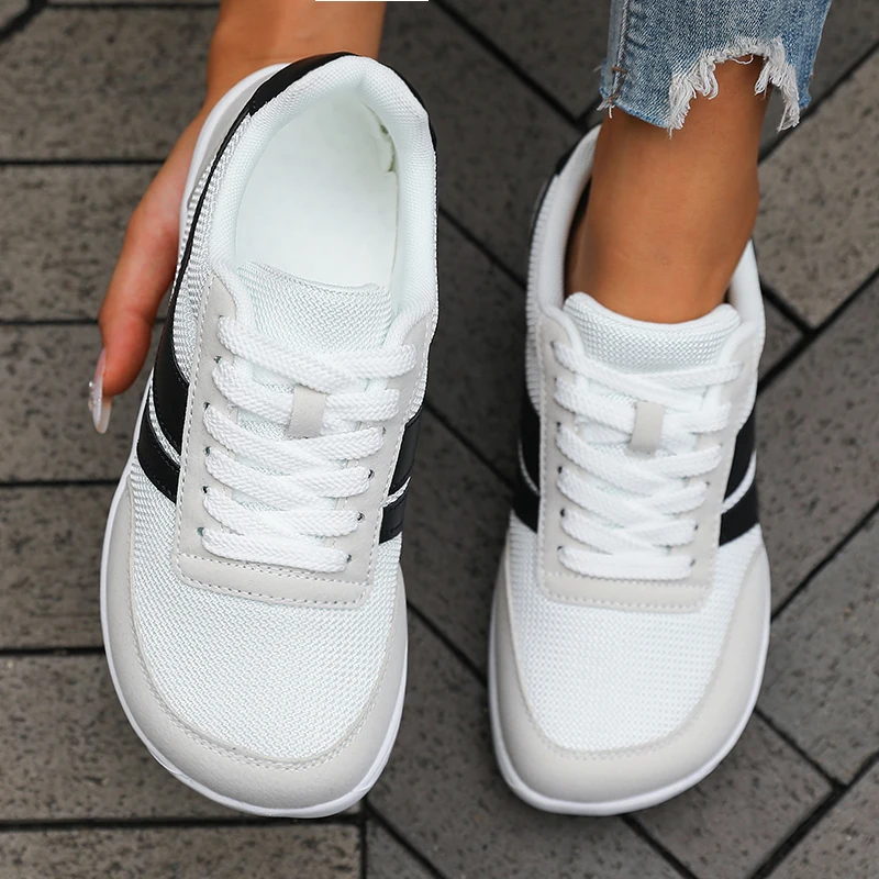 Sepatu Wanita Ujung Lebar Baru - Wide Toe Box Running Sneakers ulasan dan harga