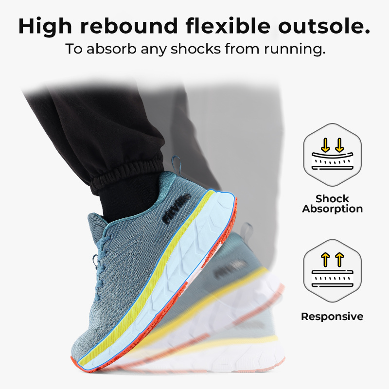 Sepatu Pria FitVille Wide Toe  - Wide Toe Box Running Sneakers ulasan dan harga