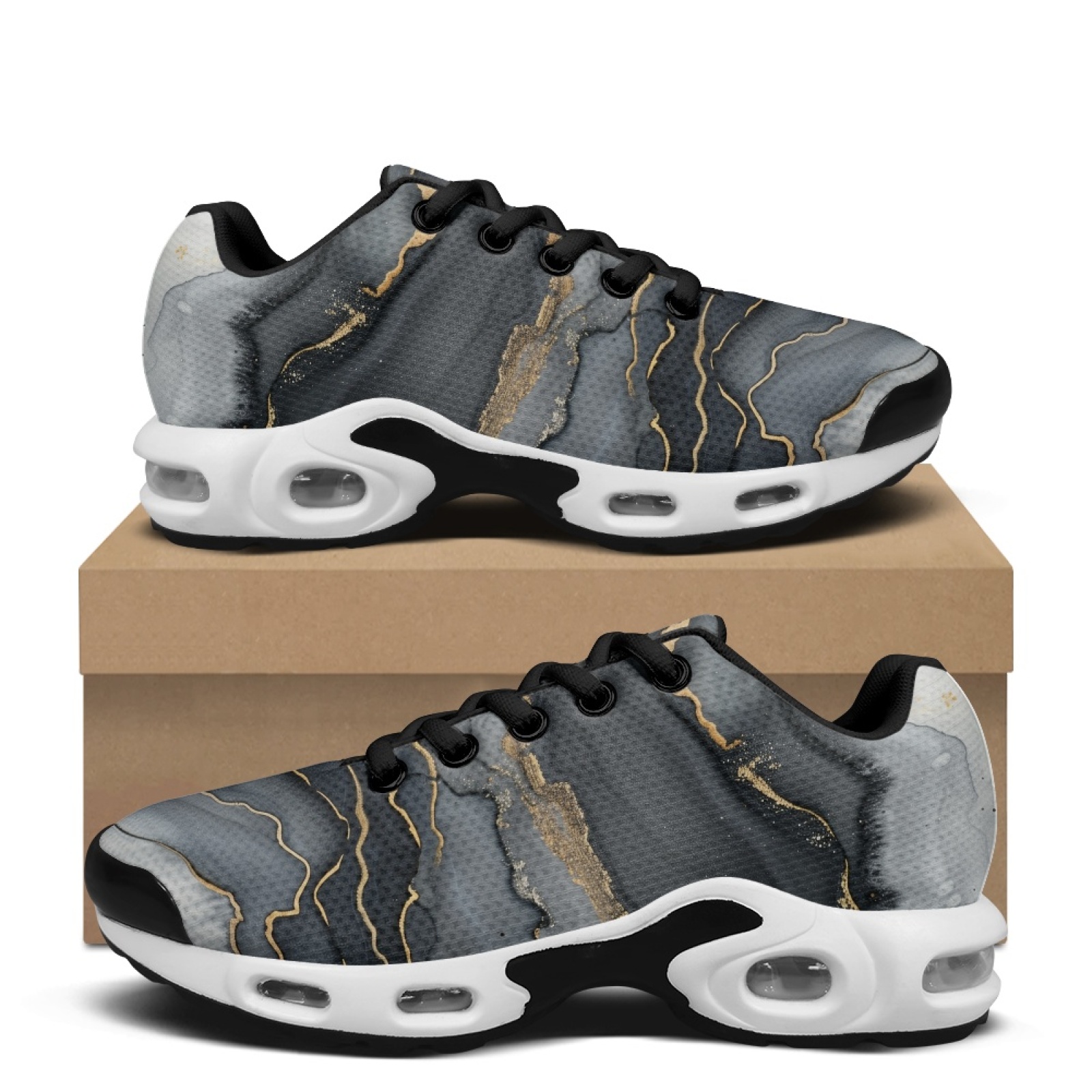 PENSTROLL Sepatu Sneakers Jala - Air Cushion Jogger Shoes Men ulasan dan harga